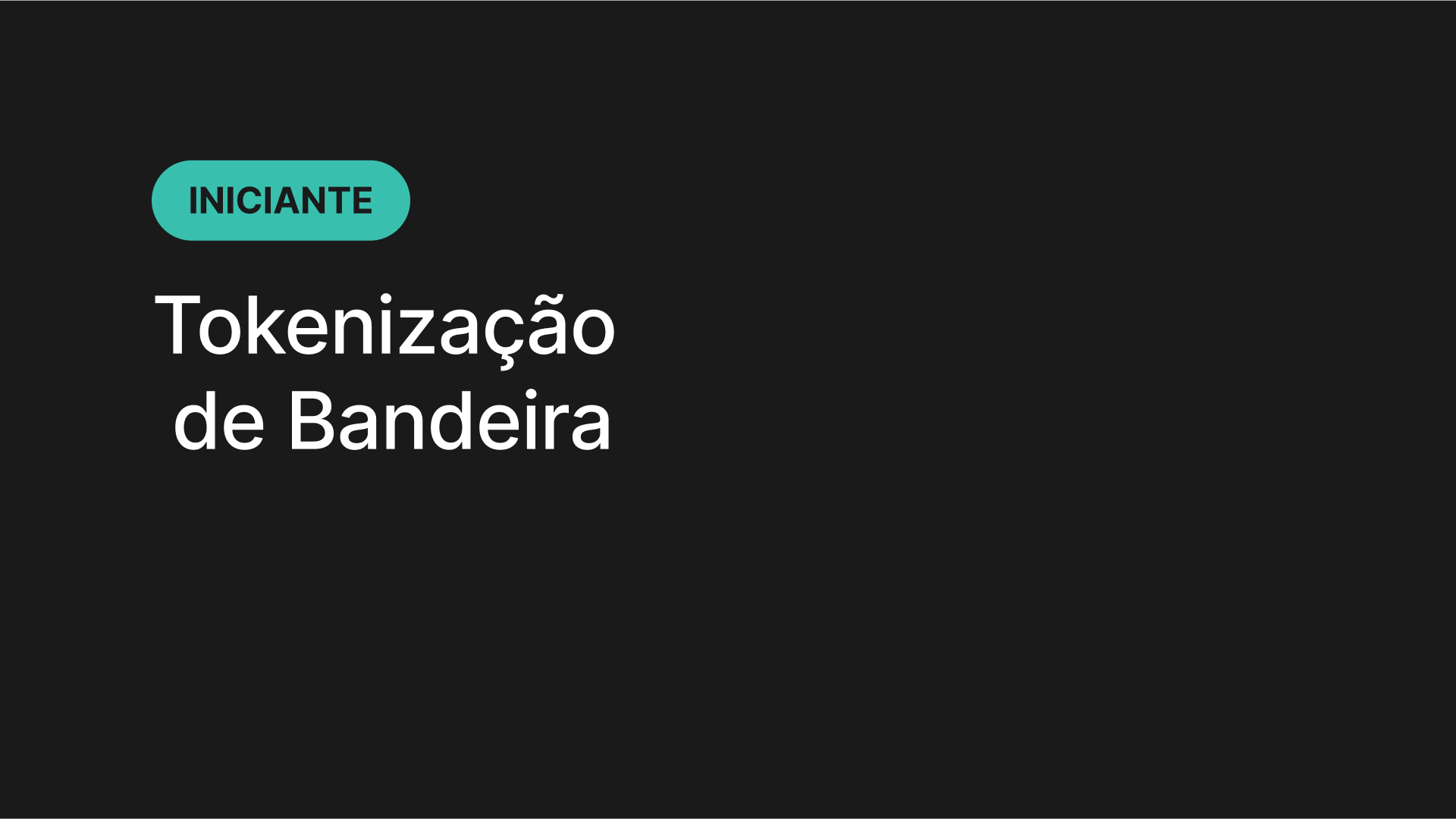 Tokenização de Bandeira